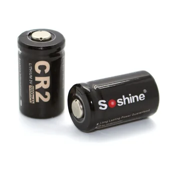 2 buc/set Soshine 3V 1000mAh CR2 Lithium Baterie Li-ion Non-Acumulator pentru Lanterne LED-uri Faruri