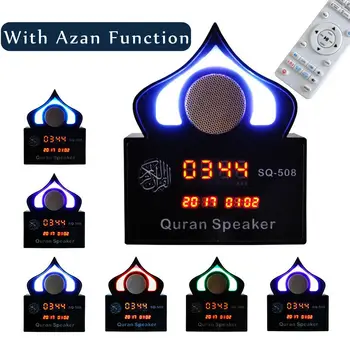Wireless Colorate de Lumină LED-uri Ceas bluetooth Ramadan Control de la Distanță Coran Vorbitor Azan Islamice Musulmane MP3 Player Coran Translator