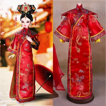 1/3 BJD Haine Papusa Handmade Chineză Costum de Haine de sex Feminin Fata Rochie de 60cm Păpuși de Jucărie, Păpuși, Accesorii