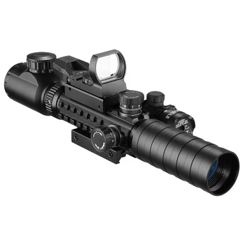 3-9X32EGC Tactice Optic Rosu Verde Aprins Riflescope Holografic Reflex 4 Reticul Punct Combo de Vânătoare Pușcă domeniul de Aplicare