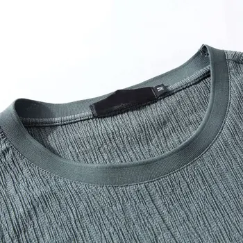 De vară pentru Bărbați T-Shirt 9XL 10XL Bumbac Maneca Scurta XL de Mari Dimensiuni 7XL 8XL T-Shirt Simplu Retro Negru Subtire