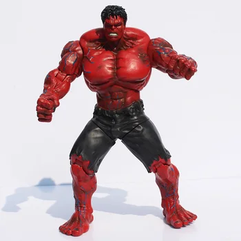 Film Super-Erou Avengers Hulk PVC figurina jucarie 25cm Roșu Hulk Hulk Verde Cifre Jucarii Transport Gratuit