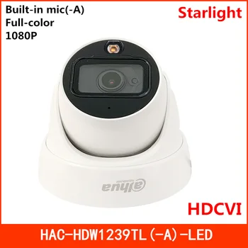 Dahua HAC-HDW1239TL-O-LED-uri 2M Plin de culoare Starlight Camera HDCVI 20m LED-uri distanta de Built-in microfon(-A) Sprijin CVI CVBS AHD TVI