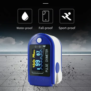 GB18 Medical, Pulsoximetru Digital LED Oximetro de oxigen din sange Monitor de Ritm Cardiac SpO2 de Sănătate Monitorizează Oximetro De Dedo