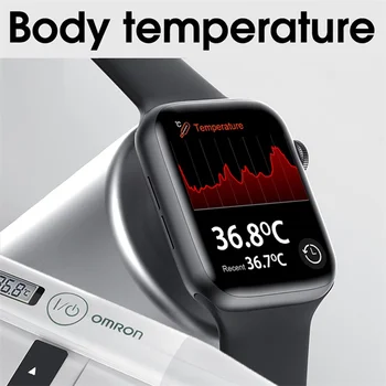 W26 Ceas Inteligent Bluetooth Apel Serie ECG Ritm Cardiac Temperatura Corpului Wireless Smartwatch Pentru IOS, Android Telefon PK IWO Max