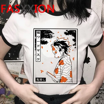 Kimetsu Nu Yaiba Demon Slayer tricou femme câteva haine de imprimare japoneză tumblr tricou alb de sus teuri haine vintage