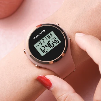 Ceas Fete de Moda Luminoase rezistent la apa Alarma Calendar Cronometru Digital, Ceas de mână ceas sport