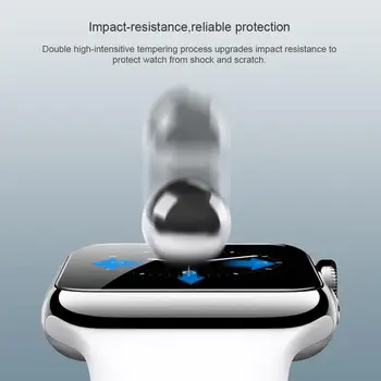 NILLKIN Pentru Apple Watch seria 6 Ecran Protector de Acoperire Complet 3D Clare Sticlă Călită Film Pentru Apple Watch SE 6 5 4 (40/44mm)