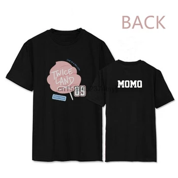 De DOUĂ ori MOMO Fanmade Bluza Femei de Moda Imprimat Tricouri Femei din Bumbac Topuri Fete T-shirt Liber Tees (Alb Negru)