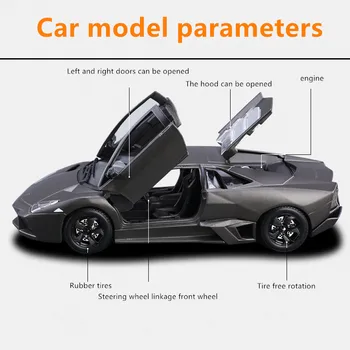 Bburago 1:24 Lamborghini model de mașină de înaltă imitație de turnare de metal jucarie pentru copii prieten cadou de simulare aliaj masina de colectie