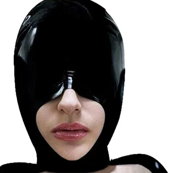 Mască de Latex de Cauciuc Capota Deschide Gura pentru Uzura de Partid Catsuit masca latex halloween masca latex sexy latex mască mască de latex dominare sexuala jucarii sexuale