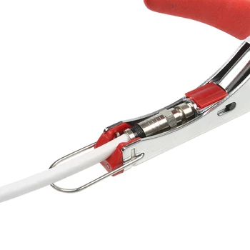Noua Unealta pentru Dezizolat Sârmă Stoarcere Clește de Cablu Coaxial Rece Apăsați Clema RG59 RG6 Cablu Sertizare Set de scule cu 20 F Capete