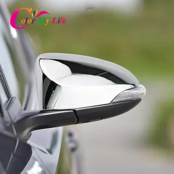 Culoare Viața Mea 2 buc Crom Oglinda Retrovizoare Capacul de Protecție Oglinda retrovizoare Ornamente Benzi pentru Toyota CHR C-HR 2016-2020 Accesorii