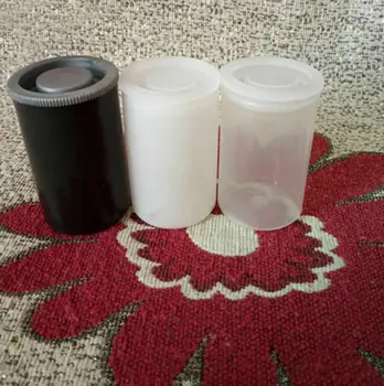 5PCS Plastic Gol Alb Negru Transparent Momeala Sticla de role de Film Recipiente Containere