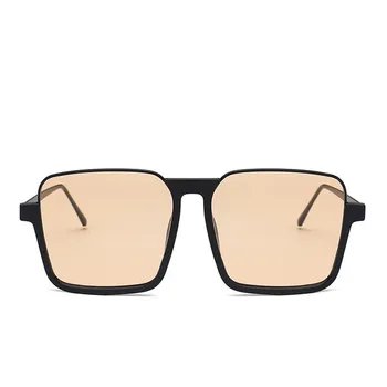 GIAUSA 2020 Supradimensionate Pătrat fără ramă de ochelari de Soare pentru Femei Brand Designer Plat Unisex Feminin Oculos UV400