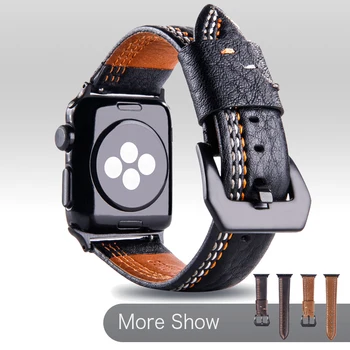 40mm 44mm Bratara din Piele Pentru Apple Watch Serie SE 6 5 4 Încheietura Curea din Piele Watchband Pentru Apple iWatch 3 2 Ceas Trupa