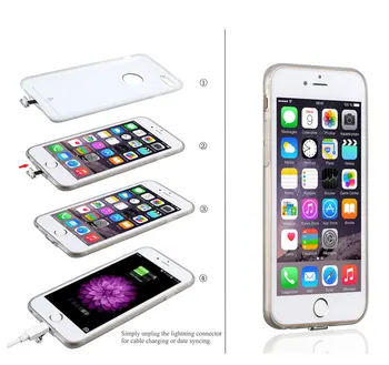 Antye Qi Wireless Charger kit pentru iPhone 6 6S/6 Plus 6S Plus,Inclusiv Qi Wireless Charger Pad și Receptor Caz