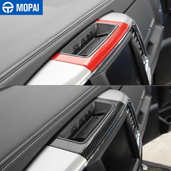 MOPAI Interior Semifabricate Masina Consola Centrala Compartiment de Depozitare Decor pentru Dodge Ram 1500 2010-2017 Accesorii