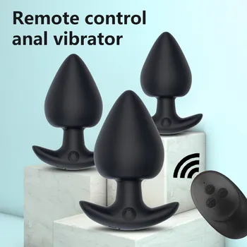 Anal Vibrator pentru Barbati Prostata Masaj Wireless de Control de la Distanță Dildo Butt Plug Vibrator pentru Adult Masturbatori Sex Anal Jucarii