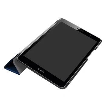 Pentru Huawei Media Pad T3 8.0 KOB-W09/KOB-L09 Slim Pliere Cover Stand Inteligent Caz Tablet PC Magnetic Protector de Somn/Wake Auto