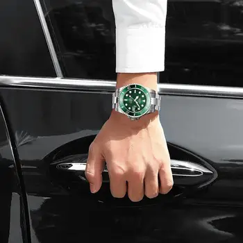 NIBOSI Barbati Ceas Automată de Safir de Lux Mecanice Ceas de mână din Oțel Inoxidabil rezistent la apa Ceasul Tourbillon Relogio Masculino