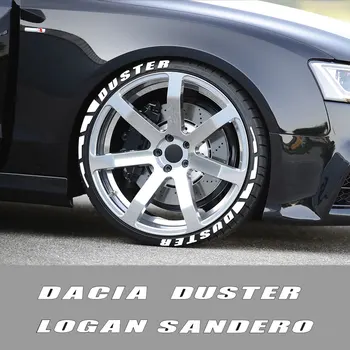 Pentru Dacia Duster 1.0 Tce Turbo GPL Logan 1.4 1.6 Mpi, Dci Mcv Sandero R4 Xplore Accesorii Auto 3D Cauciuc Scrisoare Autocolant Auto