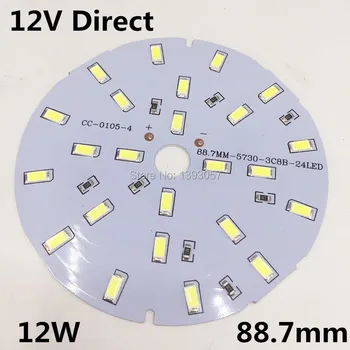 10buc DC12v direct 3W 5W 7W 9W 12W 15W 21W integrat IC lampă placă 5730 SMD Alb Rece/ Alb Cald lampă de panou