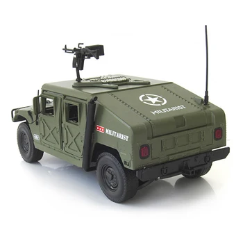 Aliaj turnat sub presiune Pentru Hummer Tactice Vehicul jucărie 1:18 Militare Blindate Masina de turnat sub presiune, Model cu 5 Usi Hobby Jucarii Pentru Copii Ziua de nastere