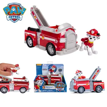 Paw Patrol lui Marshall Motor de Foc Jucării Vehicul Cu Colectie de Anime Figura Jucărie Patrulla Canina figurina Jucarie Pentru Copil Cadou