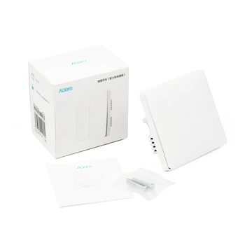 Aqara Inteligent Comutator de Perete Cu Neutru Foc Sârmă Linia Zero Lumină de Control de la Distanță Zigbee, Wifi Switch-uri Pentru Mi Acasă APP Apple Homekit