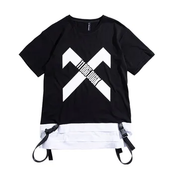 11 BYBB E ÎNTUNERIC 2020 Vara Tricou Barbati Harajuku Fals Două Piese Tricouri Streetwear Topuri Tricouri de sex Masculin Tactici T-shirt Panglică XN72