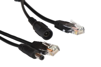 Cdycam 10buc(5pair) POE Splitter POE Switch POE Cablu adaptor Caseta Ecranate 5V 12V 24V 48V Cablul de Alimentare 5.5*2.1 mm POE7005