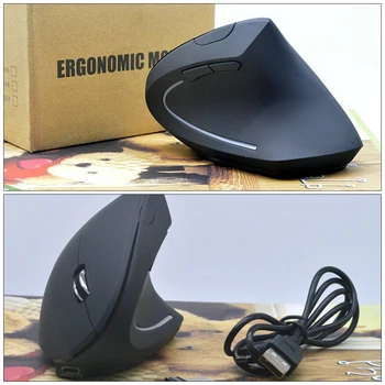 2.4 GHz Wireless Gaming Mouse USB Receptor Pro Gamer soareci Pentru PC, Laptop, Desktop PC, Aripioare de Rechin Ergonomic Vertical Mouse-ul fără Fir