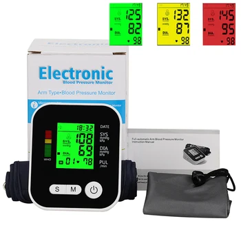 Digital Monitor de Presiune sanguina Tensiometru Echipamente Medicale LCD Aparate pentru Măsurarea Presiunii Braț Monitor de Ritm Cardiac