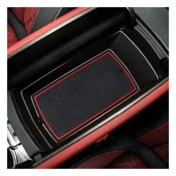 RUIYA Ușa Groove Mat Pentru 508 508SW 2019 2020 Masina Anti-Alunecare Poarta Slot Tampoane Auto Accesorii de Interior Rosu 10 Buc