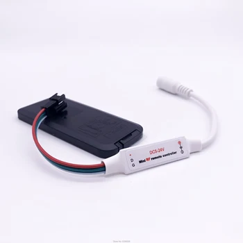RF Wireless Mini Controler Este Folosit În WS2812BGS1903SM16703WS2811SK6812 Benzi cu Led-uri Pixel Lampa RGB DC5V DC12V DC24V14key17key