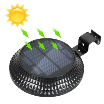 T-SUNRISE Nou Stil de 12 LED-uri Solare Jgheab de Lumină LED-uri de Lumină în aer liber Alimentat cu energie Solară lumina Reflectoarelor Lampa Pentru Perete Grădină Curte