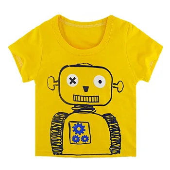 3 buc/lot de Copii cu Maneci Scurte T-shirt Bumbac T-shirt pentru Copii Fete si Baieti Desene animate Topuri Tricouri Copii T-shirt de Vara Noi