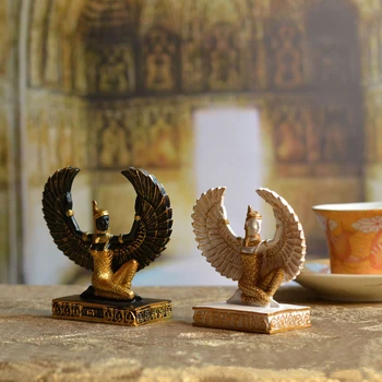 Acasă Decor De Moda Egipt, Isis Zeita Sculptura Ornament Handmade Rasina De Artizanat Cameră Ornamente Cadou Sculptura