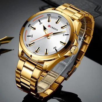 2021 Brand de Lux CURREN Mens Ceas de Moda Albastru Ceasuri Bărbați Cuarț Ceas pentru Bărbați Militare de Sport Ceasuri Relogio Masculino