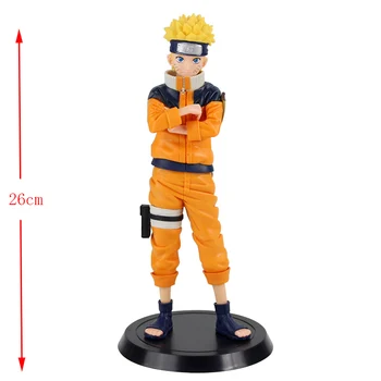 Naruto Anime Figura Jucării Uzumaki Naruto Sasuke Uchiha Hatake Kakashi Grandista PVC Acțiune Figura Jucarii de Colectie Jucarii Model