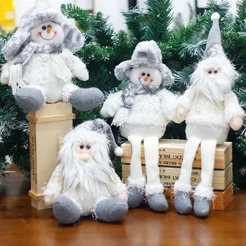 Noi de Craciun Papusa Stând/cu Picioare Lungi Moș Crăciun Gnome Păpuși de Pluș Crăciun Decor pentru Casa de Copii Cadou de Crăciun Ornament 2021 Noel