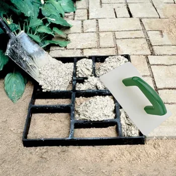 Creative Garden Calea Filtru de Mucegai Reutilizabile Beton de Ciment cu Piatră de Temelie Design Finisor de Mers pe jos de Mucegai DIY Plastic Mucegai picătură navă