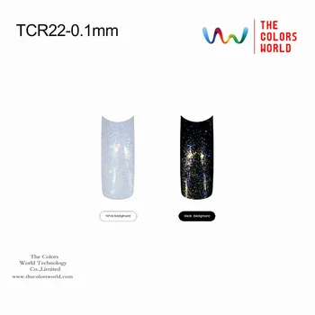 TCR22 0,1 mm 004 dimensiune Stralucind alb Culoare colorat Sclipici Pulbere livrare gratuita en-gros