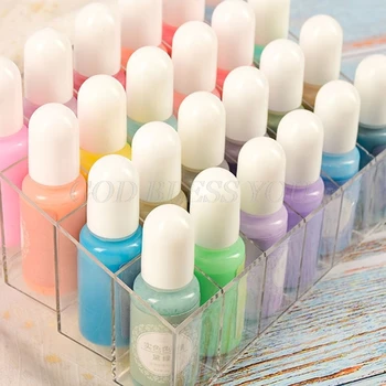 24 de Culori de Cristal Epoxidice Pigment UV Vopsea Rășină Bijuterii DIY Colorant Meșteșugurilor de Artă Colorat Uscare Culoare Amestecare Lichid Decoratiuni