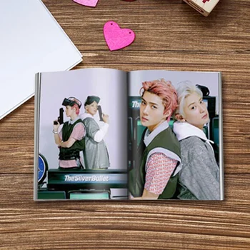 54Pcs/Set EXO-SC Album Self-Made din Hârtie Mini Card Foto Card Poster HD Photocard Fanii Cadou de Colectie