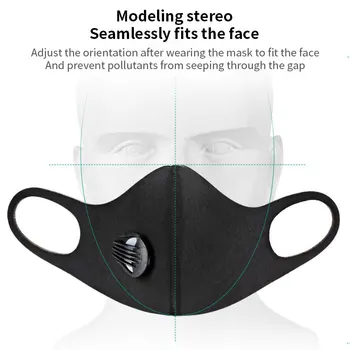 Fata Masca de Protectie Anti-Poluare PM2.5 Gura Masca Anti-Praf 5 Strat Filtru Reutilizabil Masca De Bumbac Unisex Reutilizabile Măști