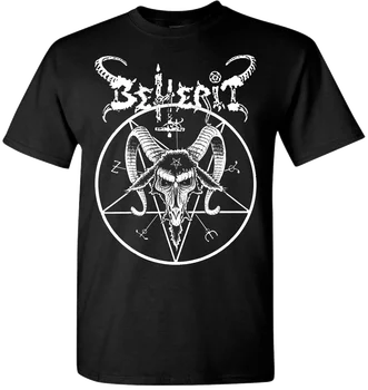 Beherit Pentagrama T Shirt Black Metal Moartea Împăratului Blasfemie Dark Throne Mai Nou 2018 Bărbați T-Shirt De Moda De Top Tee