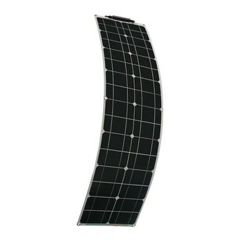 Panouri solare flexibile 50w 16v monocristalin Slendersolar module pentru locuri înguste baterie de 12V/caravana/RULOTA/barca