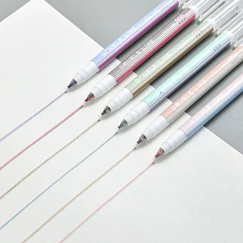 Morandi Linie Dublă Clored Cerneală Pigment Linie De Artă Markeri Pix Gel Ink Pen Set Desen Scrisul Papetărie Set Rechizite De Birou